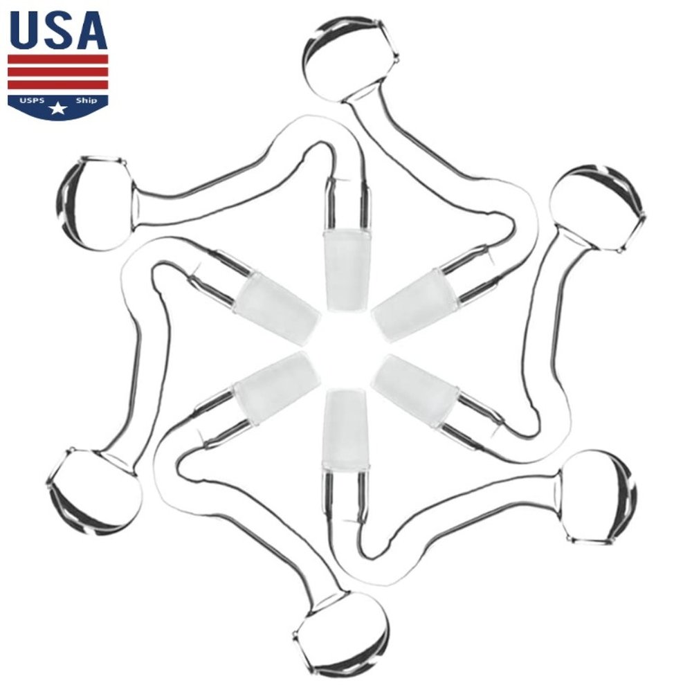6 pieces, 14mm standard interface, thickened heat-resistant oil lamp accessorie
